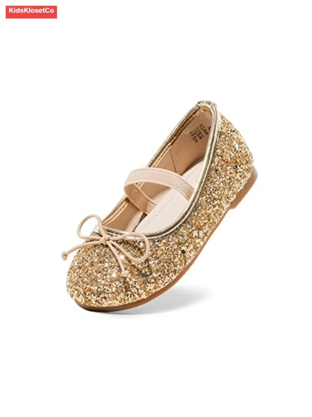 Toddler Girls Dress Shoes Party Wedding Flower Girl Ballet Flats with Bow